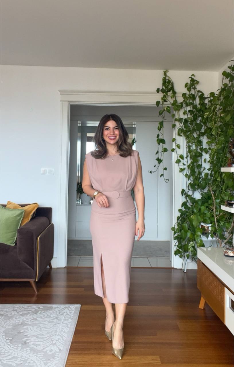 KATE ELBİSE - BEJ