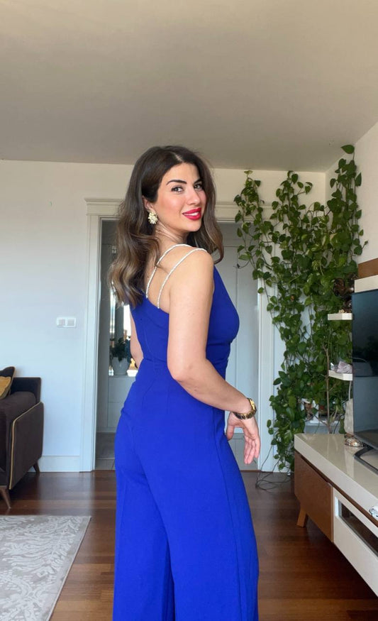 TAŞ ASKI DETAYLI ŞIK TULUM –SAKS