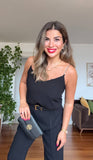 ZİNCİR DETAYLI BLUZ - SİYAH