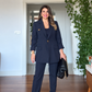 OVERSIZE BLAZER TAKIM -LACİVERT