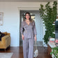 KRUVAZE YAKA ZARİF PEPLUM TAKIM – VİZON