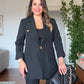 OVERSIZE BLAZER TAKIM - SİYAH