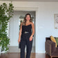 ZİNCİR DETAYLI BLUZ - SİYAH