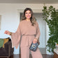 TAŞ İŞLEMELİ BOL PAÇA TAKIM - CAMEL