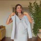 TAŞ DETAYLI YAKA KESİMLİ KEMERLİ UZUN ELBİSE – BEBE MAVİ